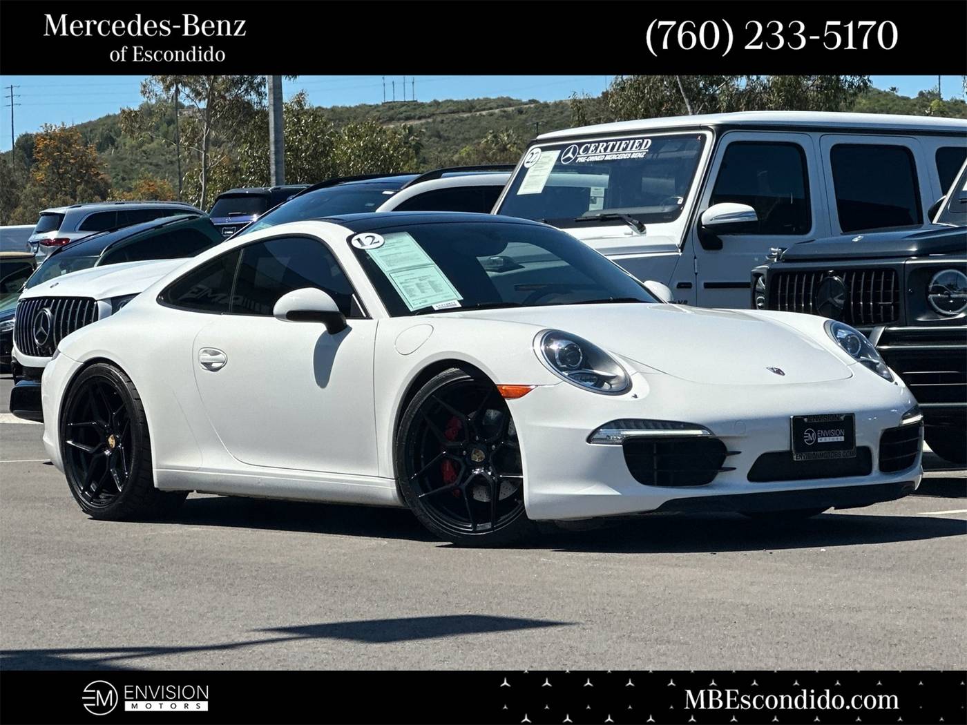 2012 Porsche 911 Carrera S — Coupe — 60,629 mi — Escondido, CA