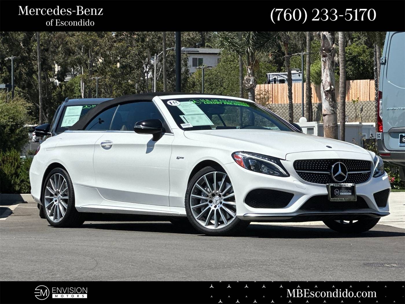 2018 Mercedes-Benz C-Class C 43 AMG — Convertible — 27,692 mi — Escondido, CA