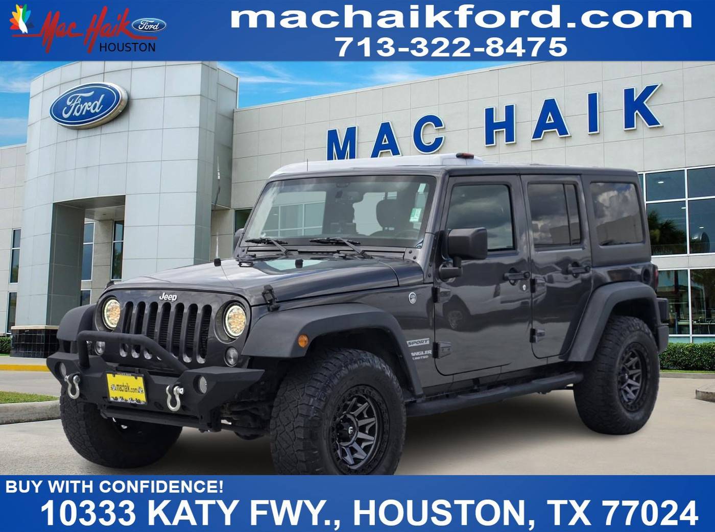 2016 Jeep Wrangler Sport — SUV — 54,370 mi — Houston, TX
