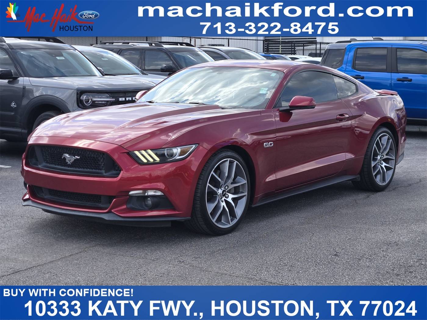 2016 Ford Mustang GT Premium — Coupe — 55,789 mi — Houston, TX