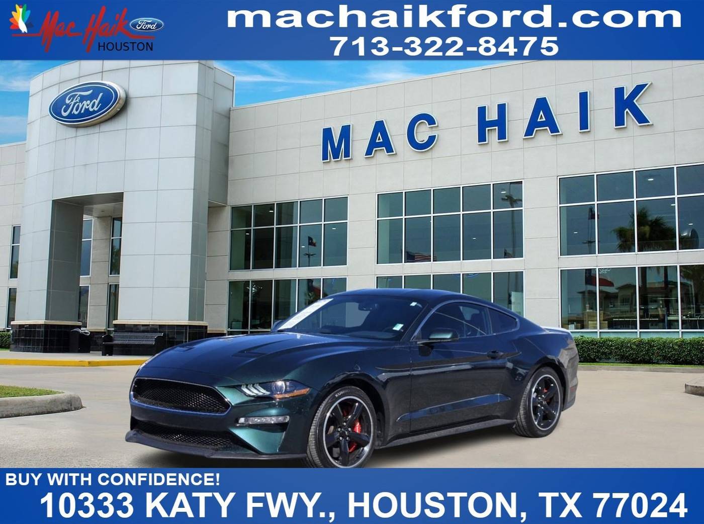 2019 Ford Mustang Bullitt — Coupe — 8,007 mi — Houston, TX