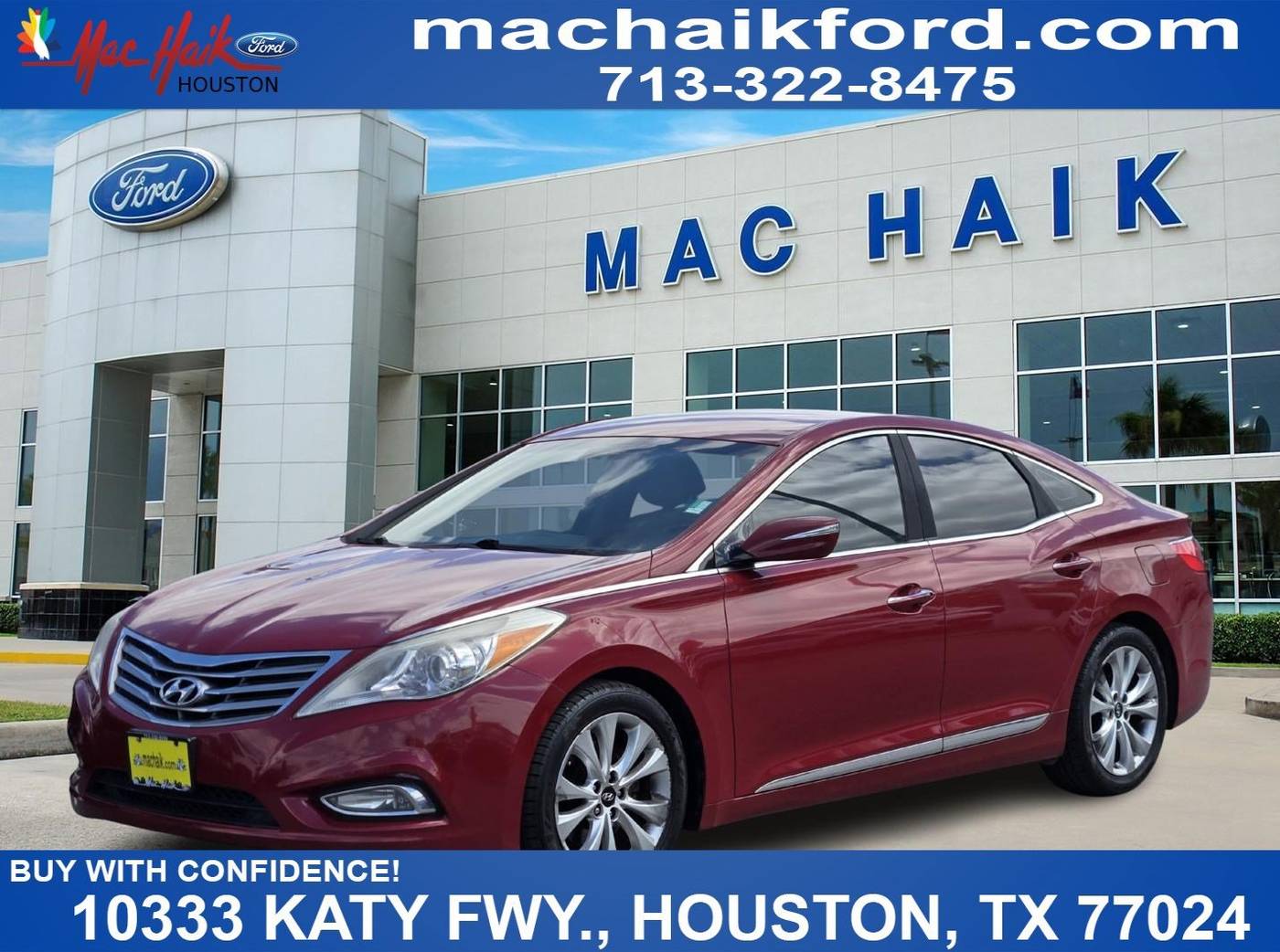 2013 Hyundai Azera Base — Sedan — 139,950 mi — Houston, TX