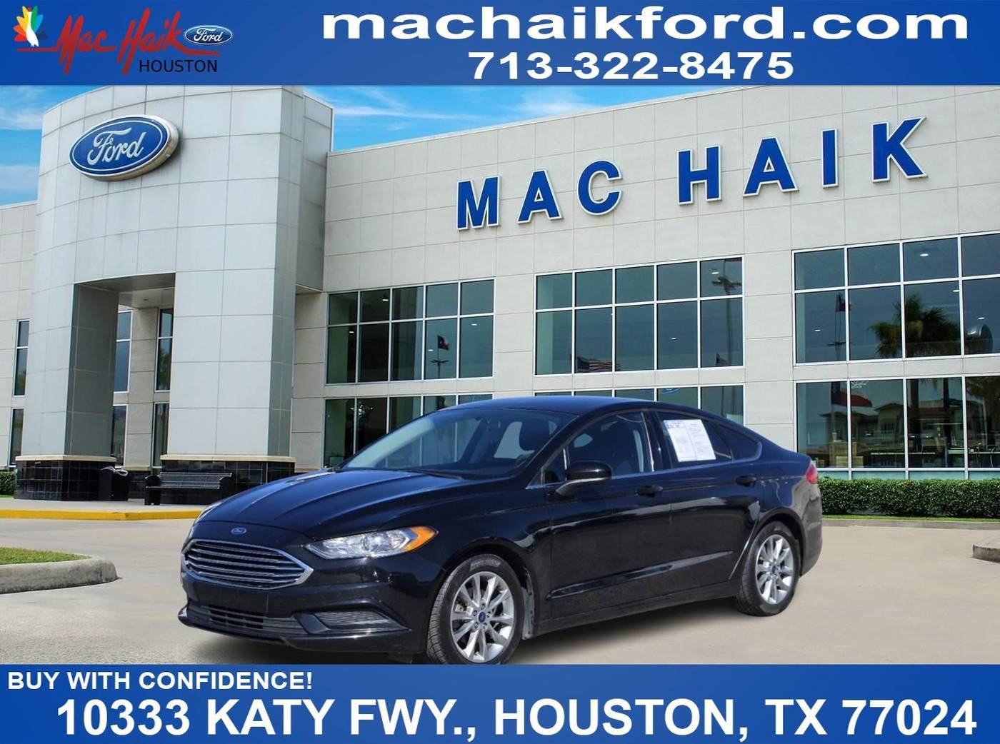 2017 Ford Fusion SE — Sedan — 95,956 mi — Houston, TX