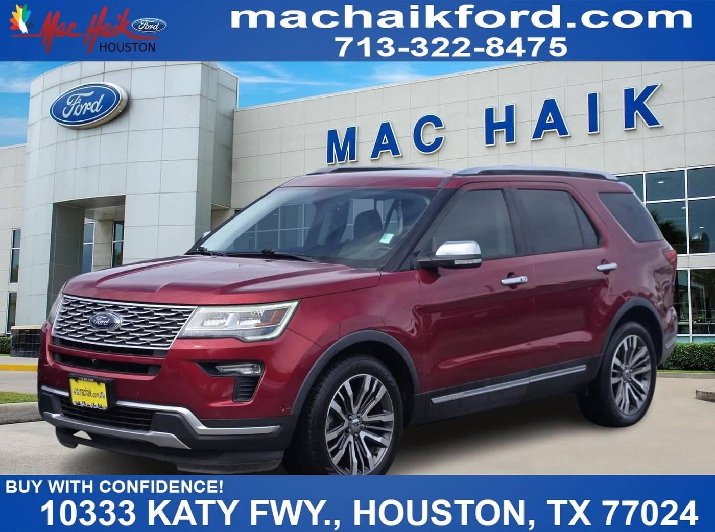 2018 Ford Explorer Platinum — SUV — 101,882 mi — Houston, TX