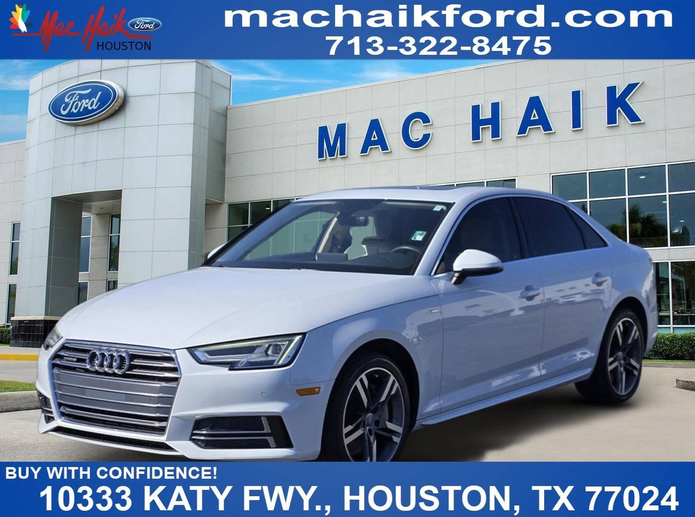 2018 Audi A4 Premium Plus — Sedan — 96,906 mi — Houston, TX