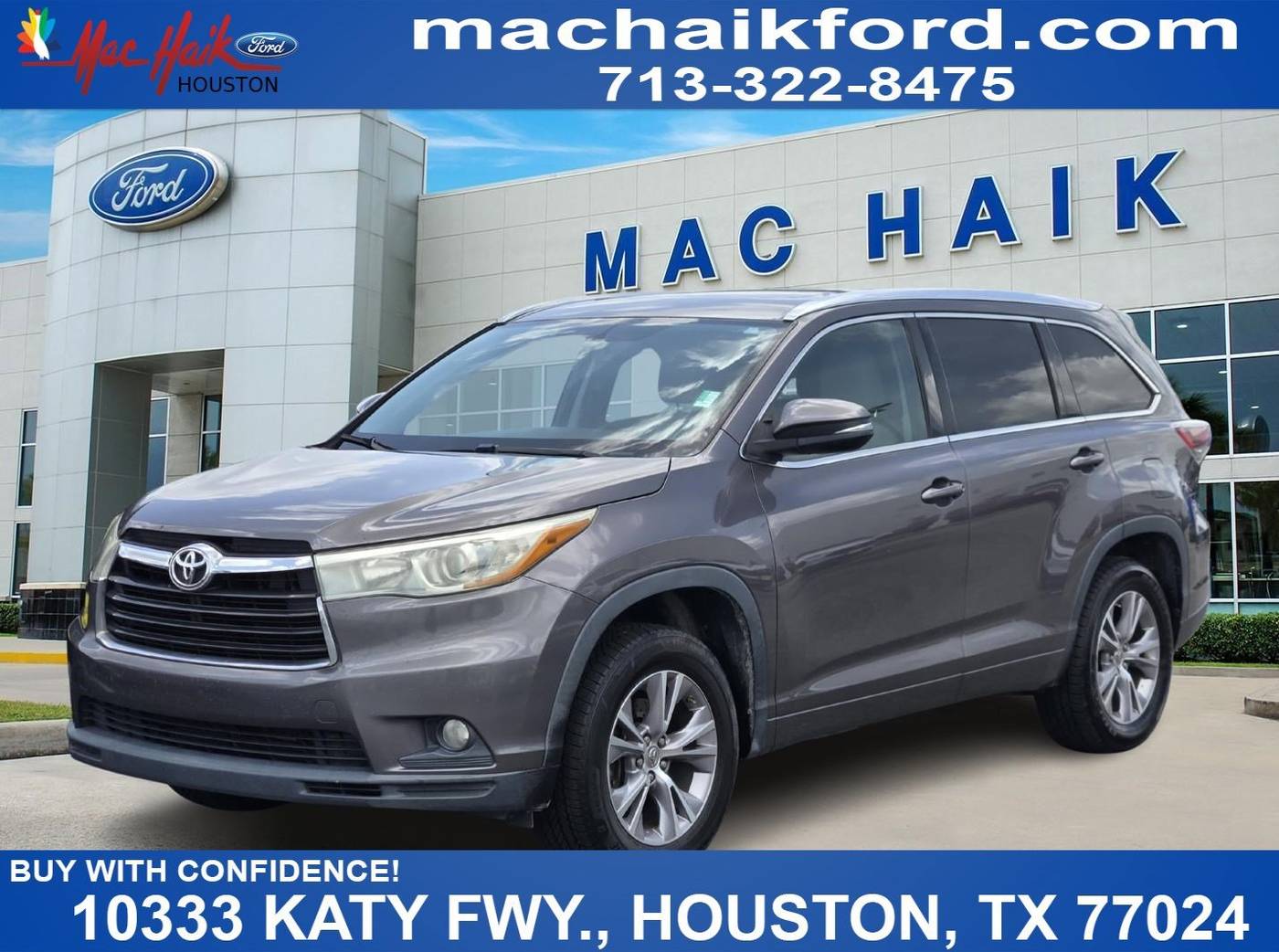 2015 Toyota Highlander XLE — SUV — 161,500 mi — Houston, TX