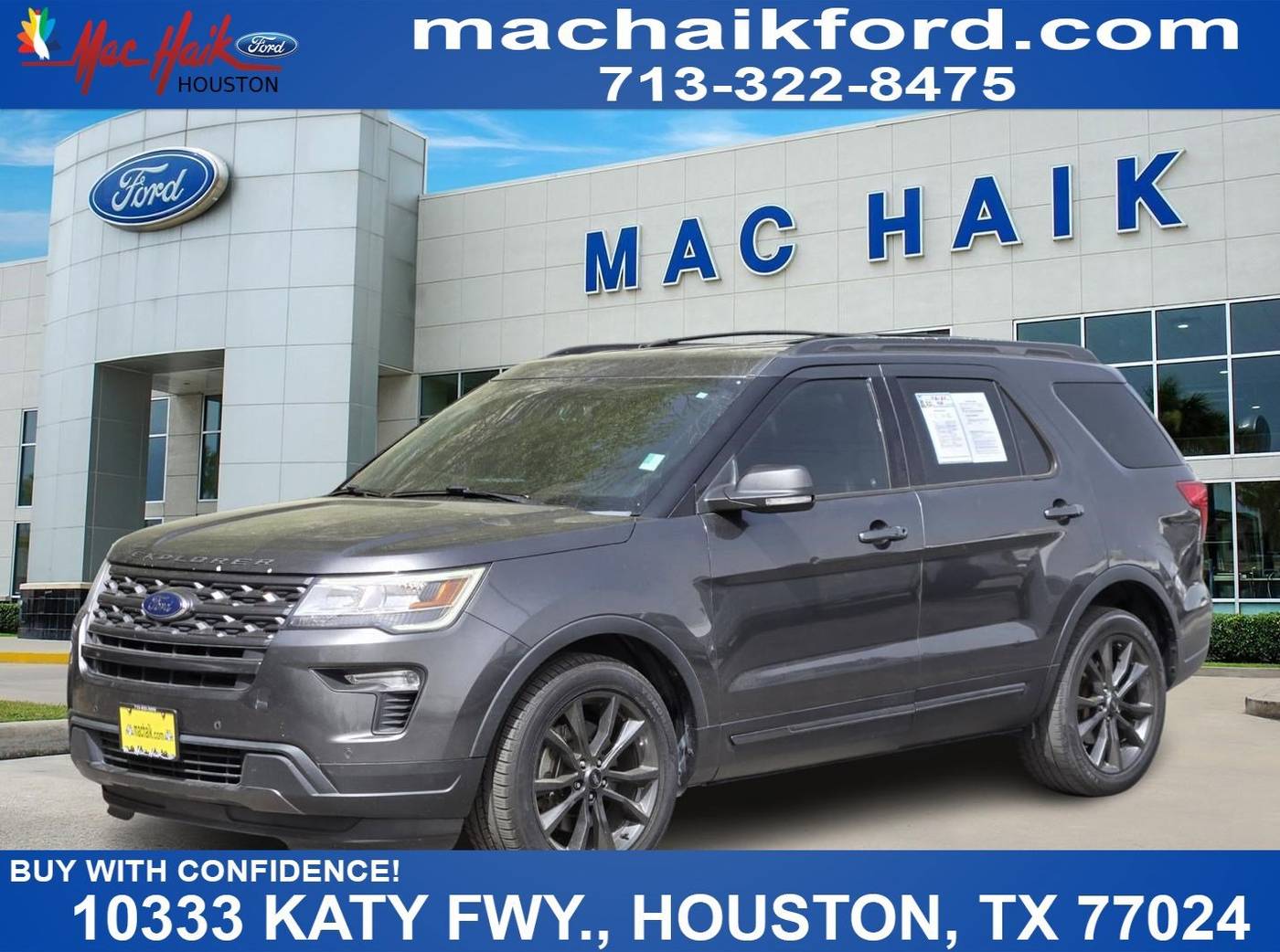2018 Ford Explorer XLT — SUV — 107,438 mi — Houston, TX