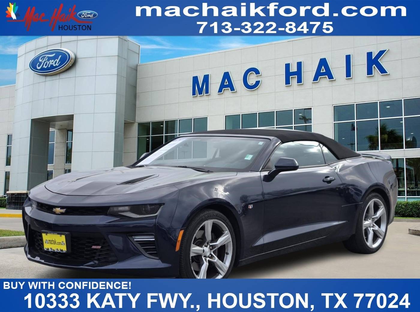 2016 Chevrolet Camaro 1SS — Convertible — 45,047 mi — Houston, TX