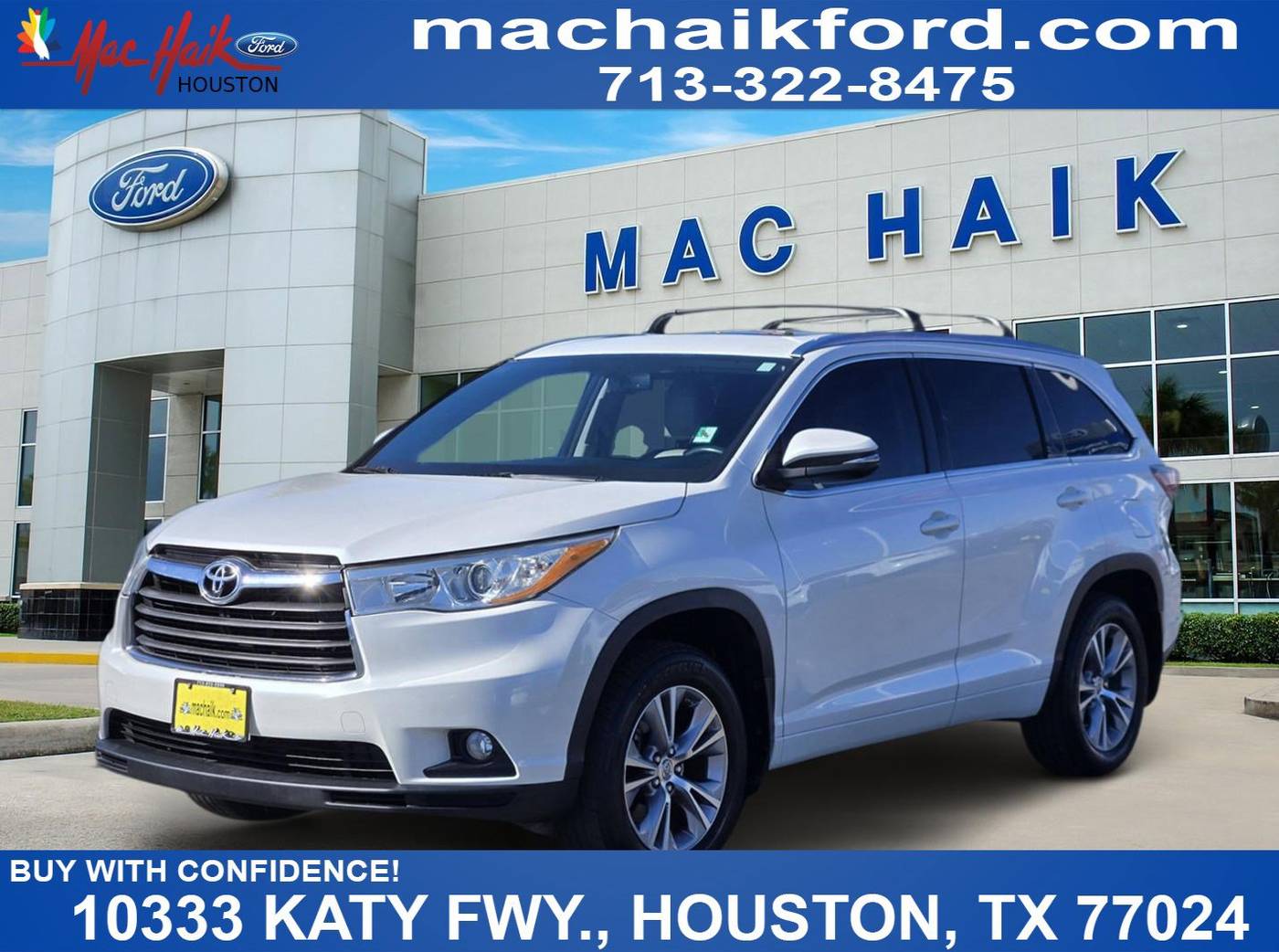 2015 Toyota Highlander XLE — SUV — 83,795 mi — Houston, TX