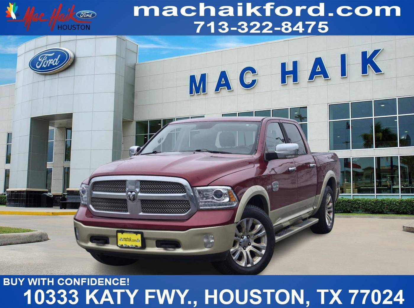 2013 Ram 1500 Laramie Longhorn — Pickup Truck — 168,664 mi — Houston, TX