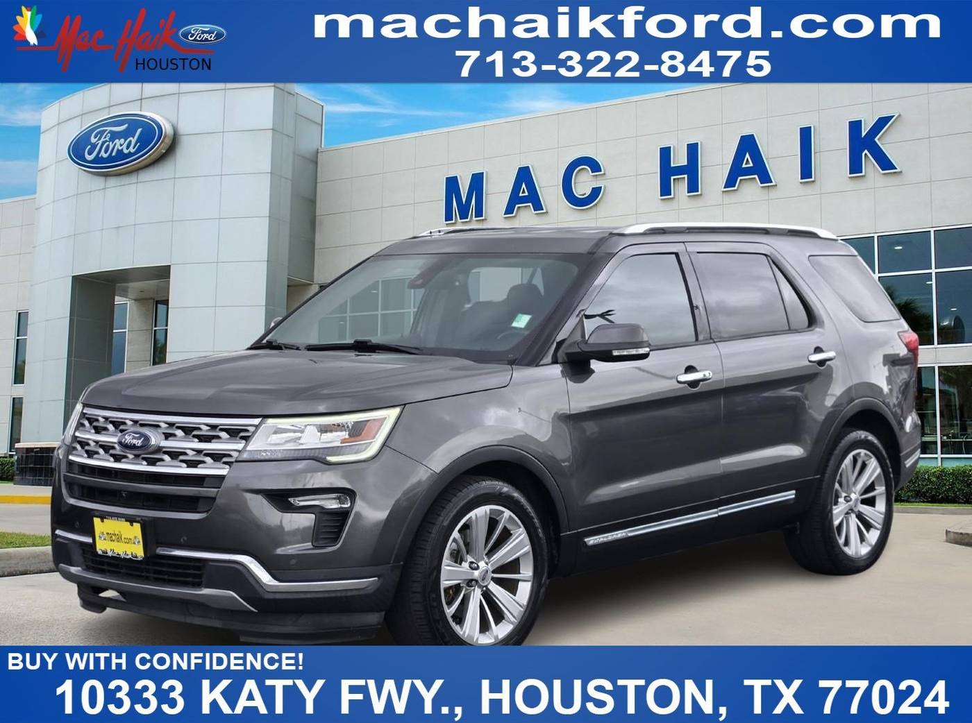 2018 Ford Explorer Limited — SUV — 89,305 mi — Houston, TX