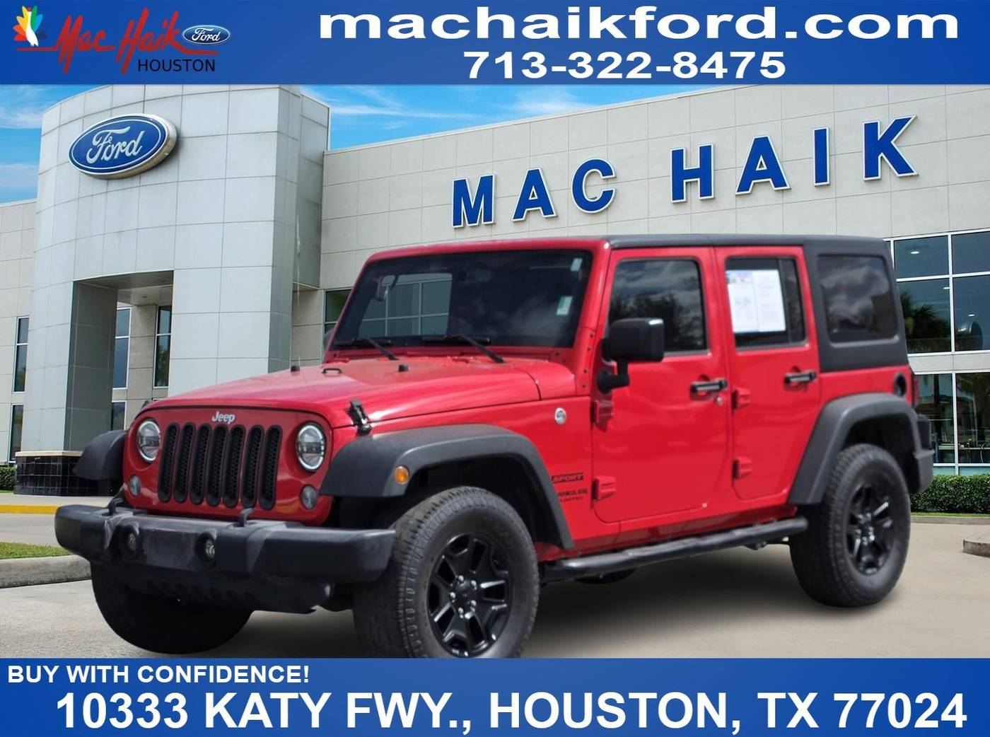 2016 Jeep Wrangler Sport — SUV — 116,000 mi — Houston, TX