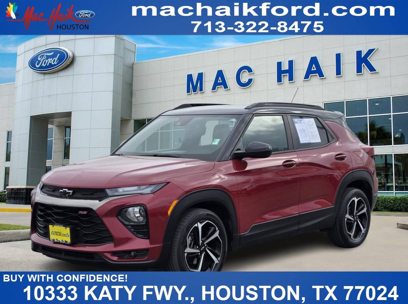 2021 Chevrolet Trailblazer RS — SUV — 43,843 mi — Houston, TX