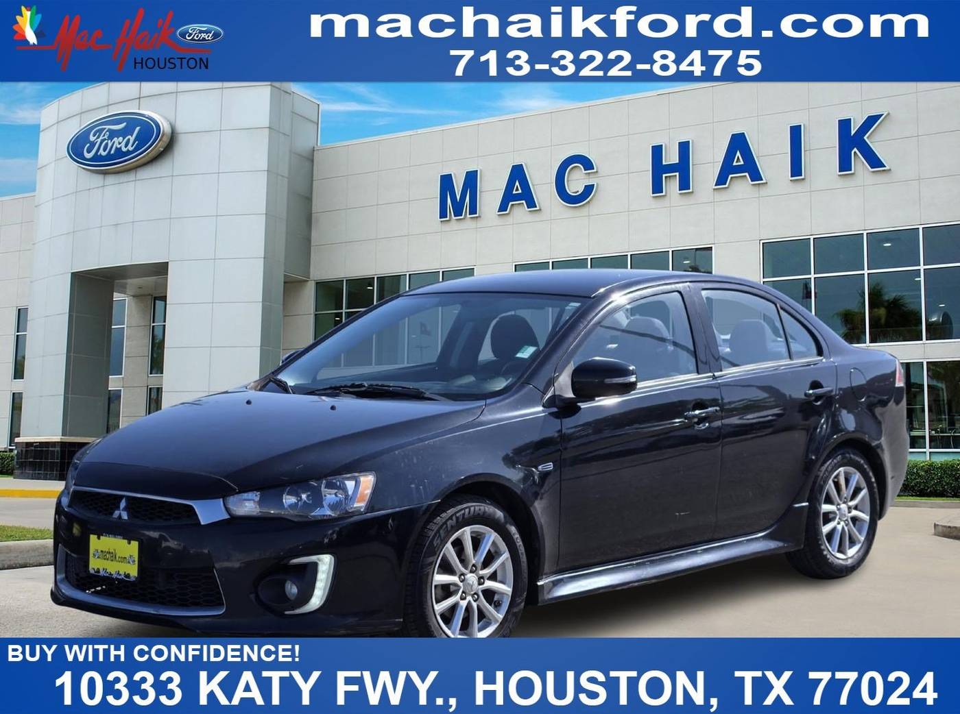 2016 Mitsubishi Lancer ES — Sedan — 128,485 mi — Houston, TX