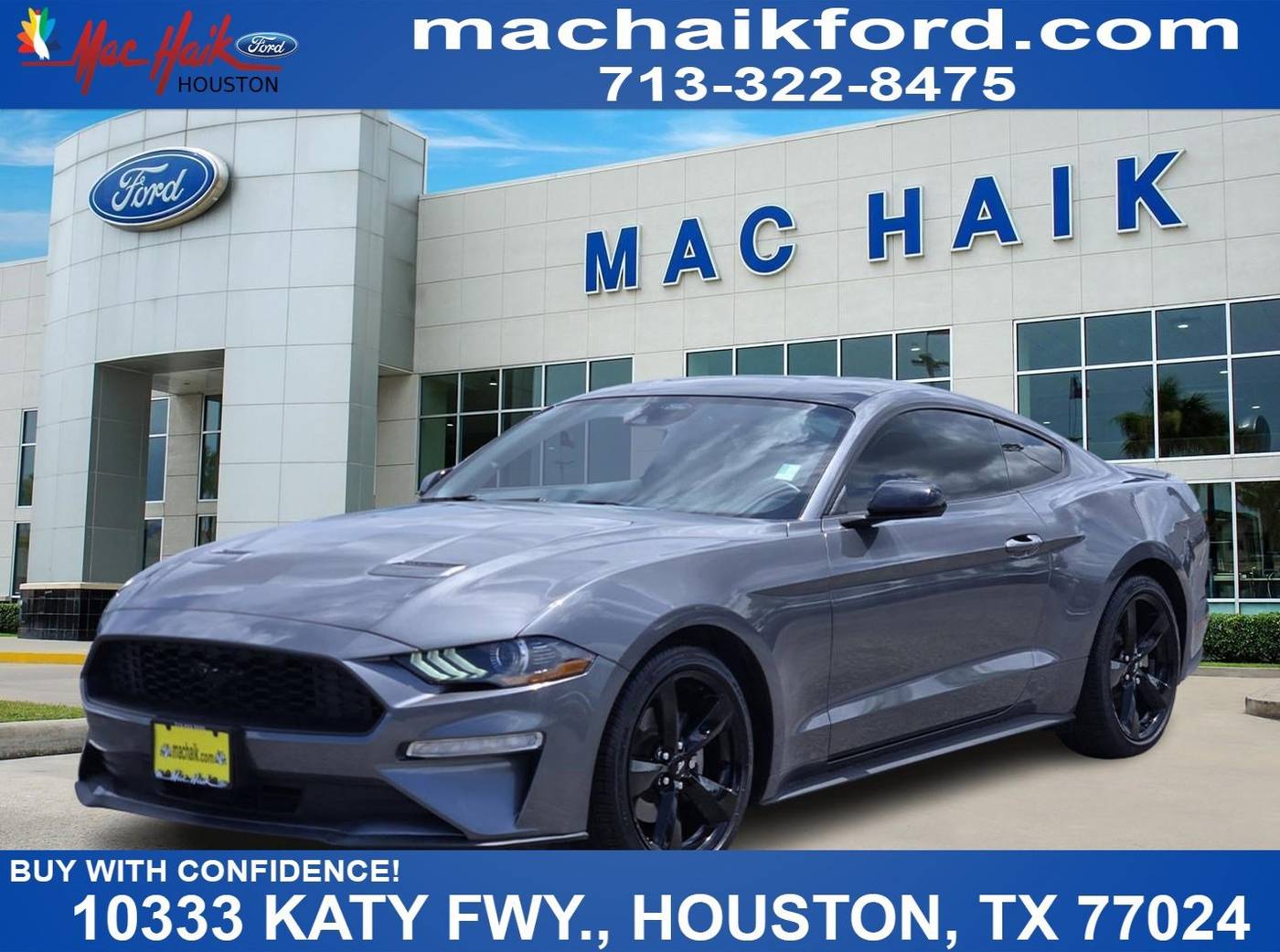2021 Ford Mustang EcoBoost — Coupe — 20,041 mi — Houston, TX