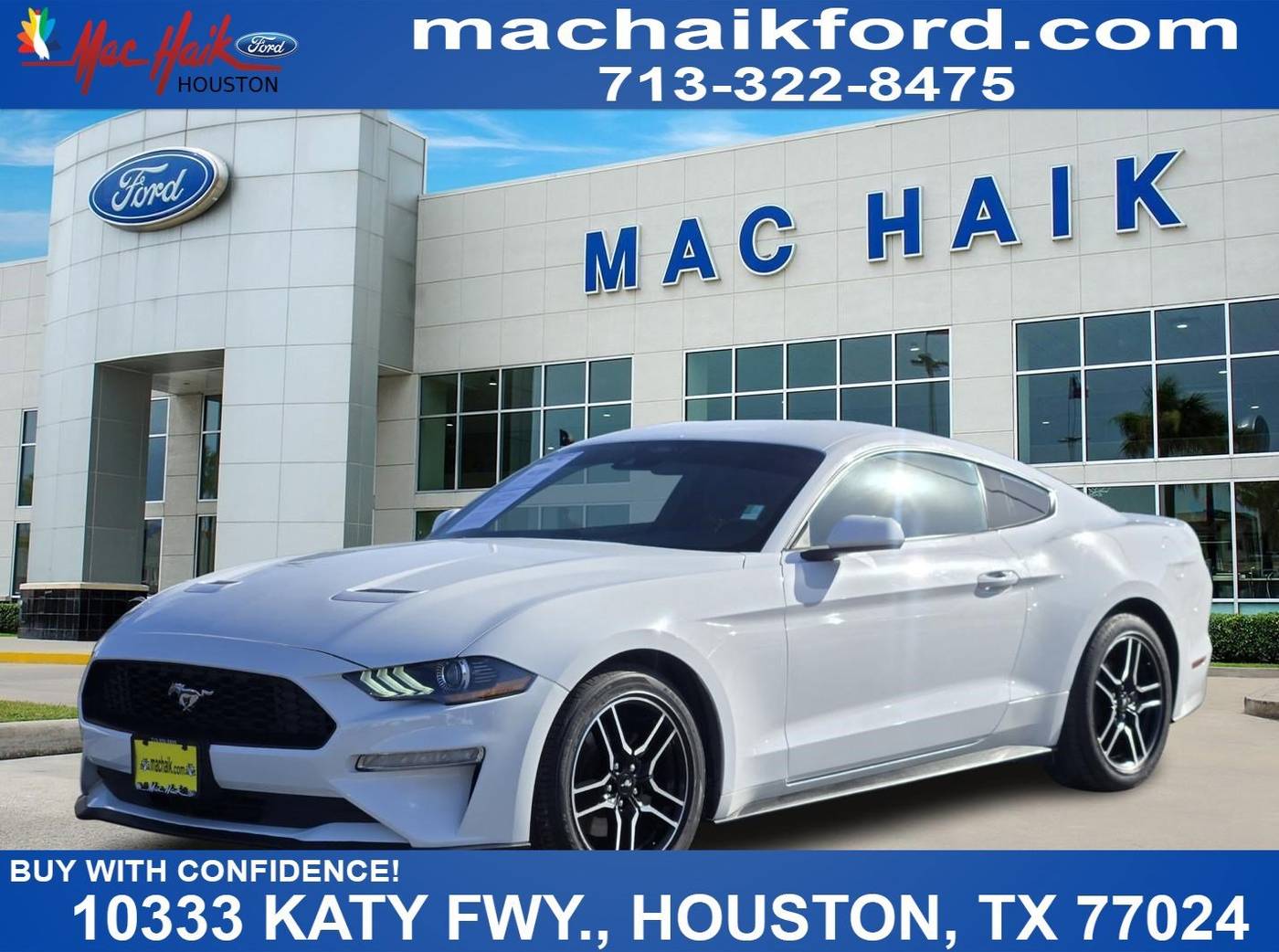 2022 Ford Mustang EcoBoost — Coupe — 32,328 mi — Houston, TX
