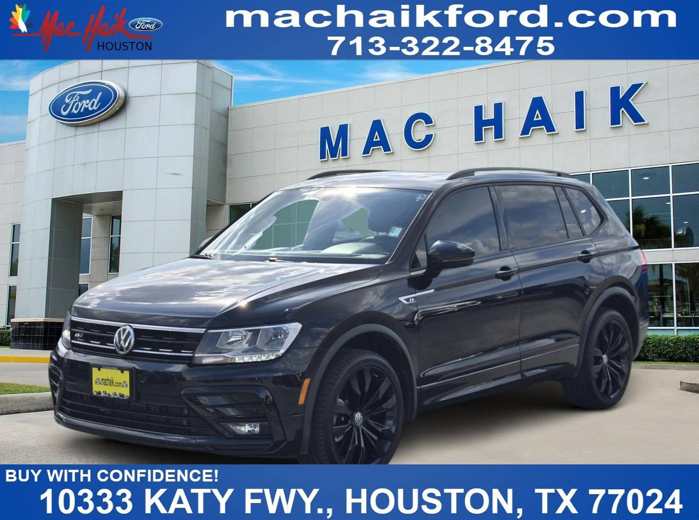 2021 Volkswagen Tiguan SE R-Line Black — SUV — 62,451 mi — Houston, TX