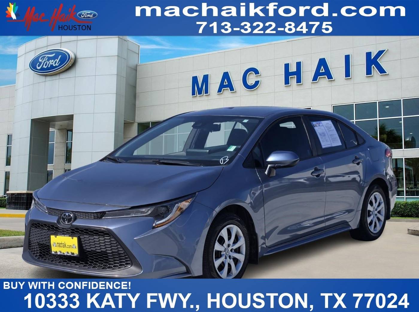 2022 Toyota Corolla LE — Sedan — 15,575 mi — Houston, TX