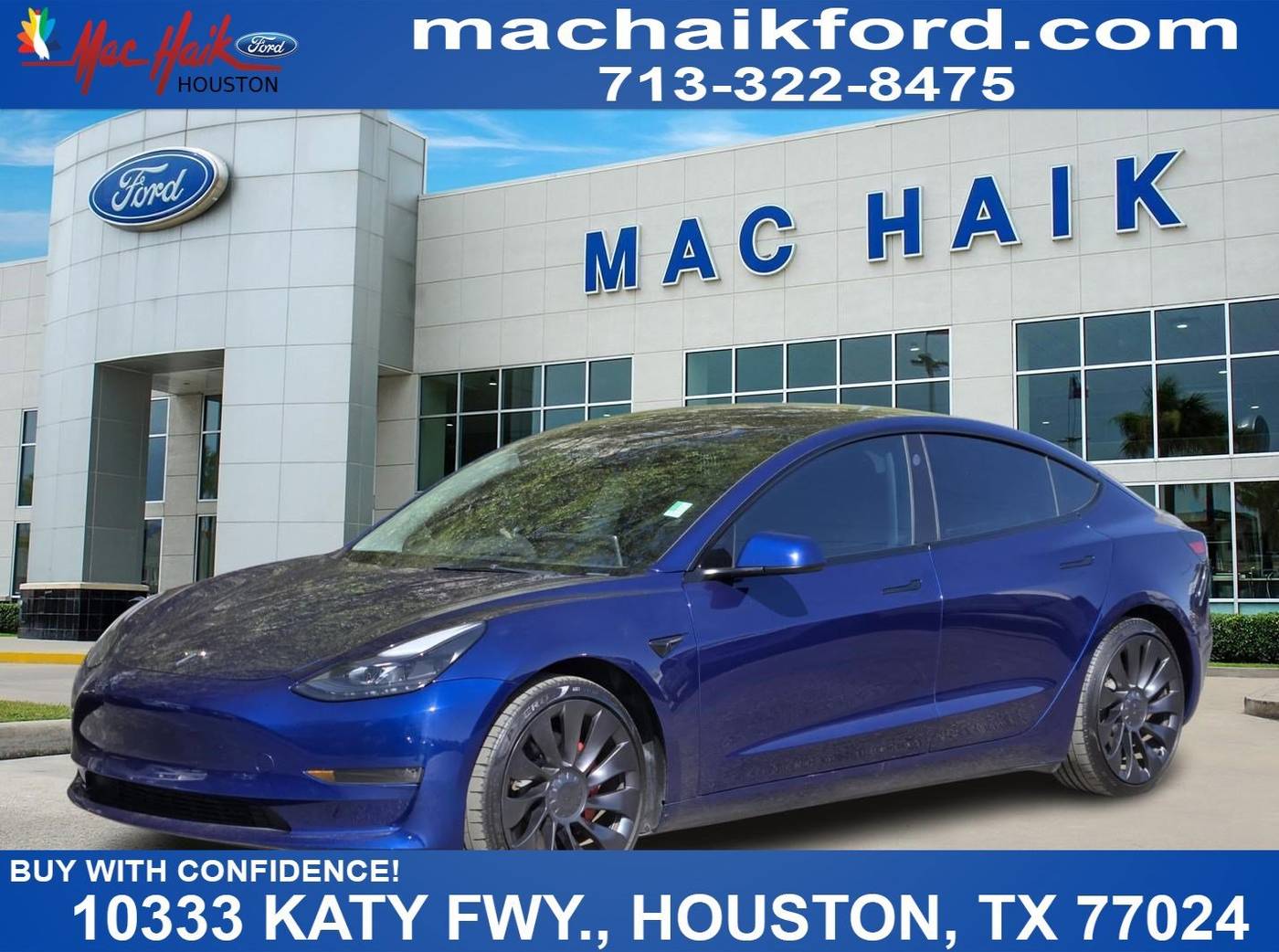 2023 Tesla Model 3 Performance — Sedan — 17,469 mi — Houston, TX