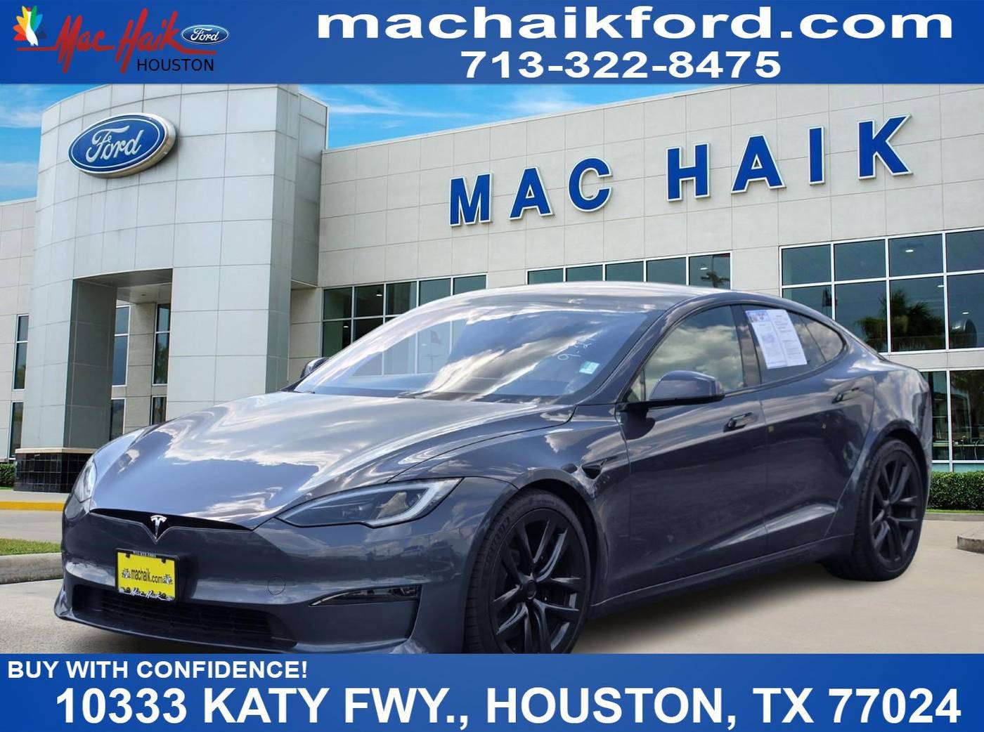 2022 Tesla Model S Long Range — Hatchback — 22,779 mi — Houston, TX