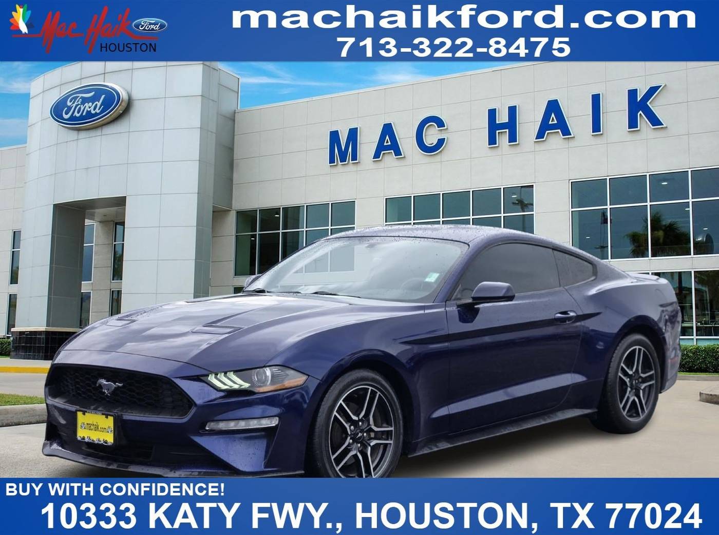 2019 Ford Mustang EcoBoost — Coupe — 43,552 mi — Houston, TX