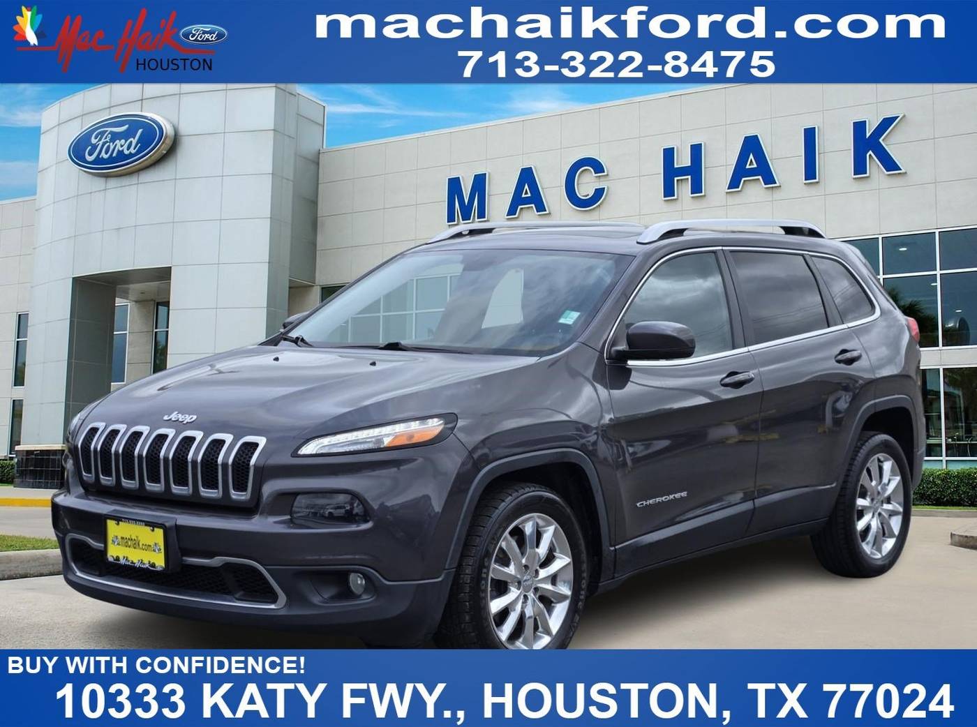 2015 Jeep Cherokee Limited — SUV — 93,681 mi — Houston, TX