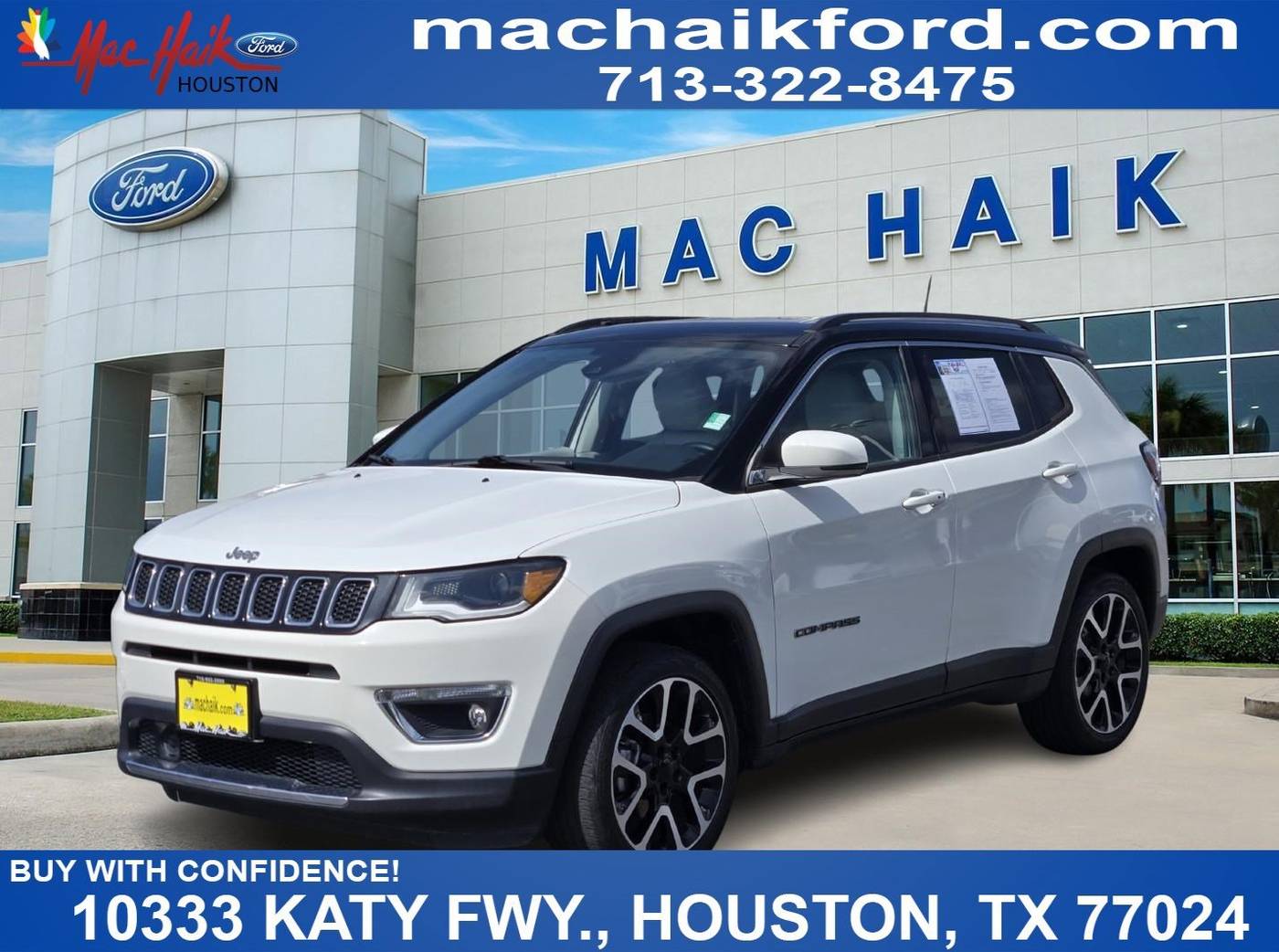 2021 Jeep Compass Limited — SUV — 37,994 mi — Houston, TX