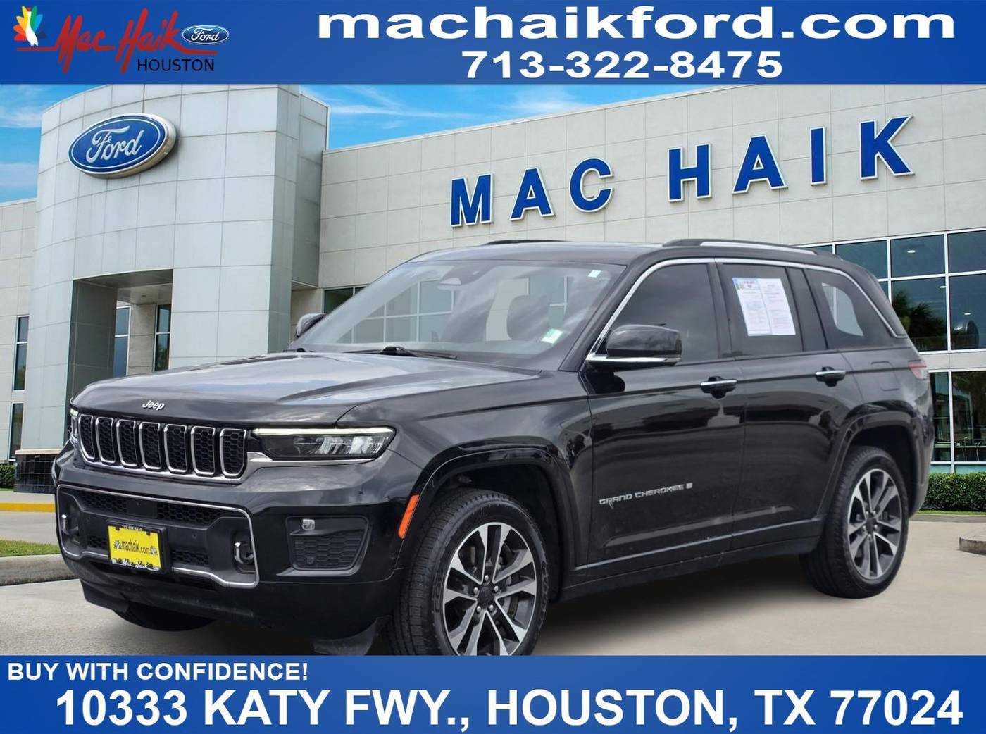 2023 Jeep Grand Cherokee Overland — SUV — 59,948 mi — Houston, TX