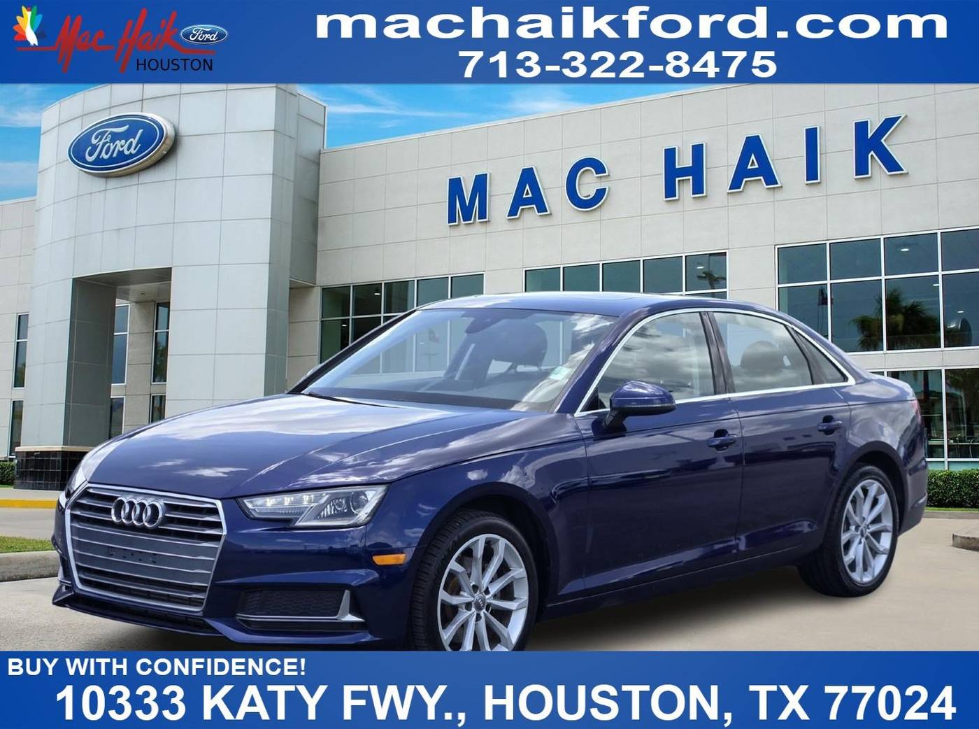 2019 Audi A4 Premium — Sedan — 59,456 mi — Houston, TX