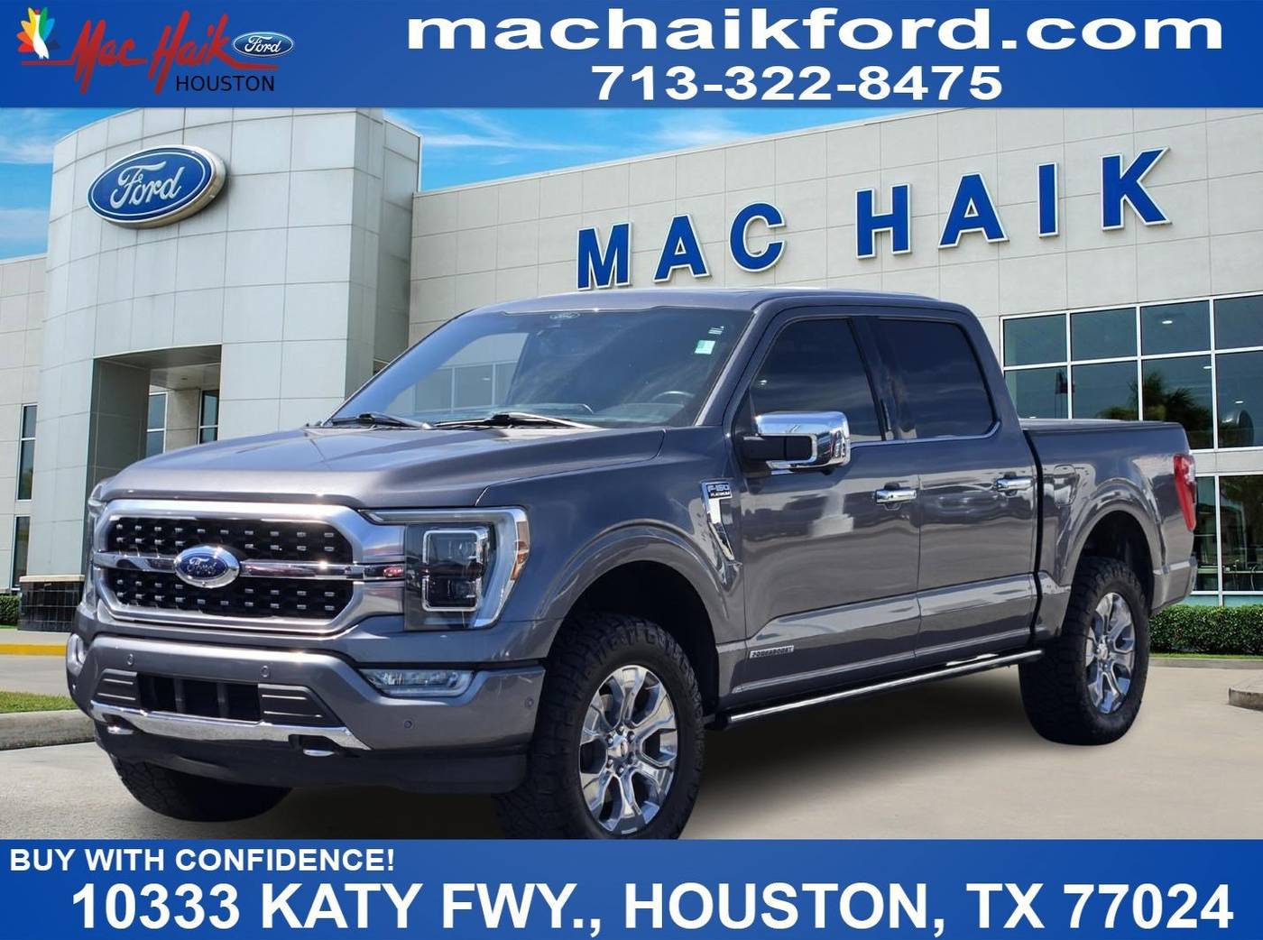 2021 Ford F-150 Platinum — Pickup Truck — 56,662 mi — Houston, TX