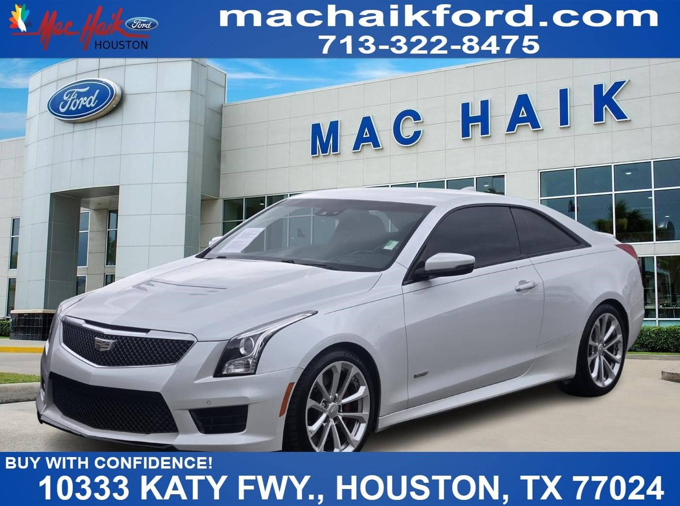 2016 Cadillac ATS-V Standard — Coupe — 74,594 mi — Houston, TX