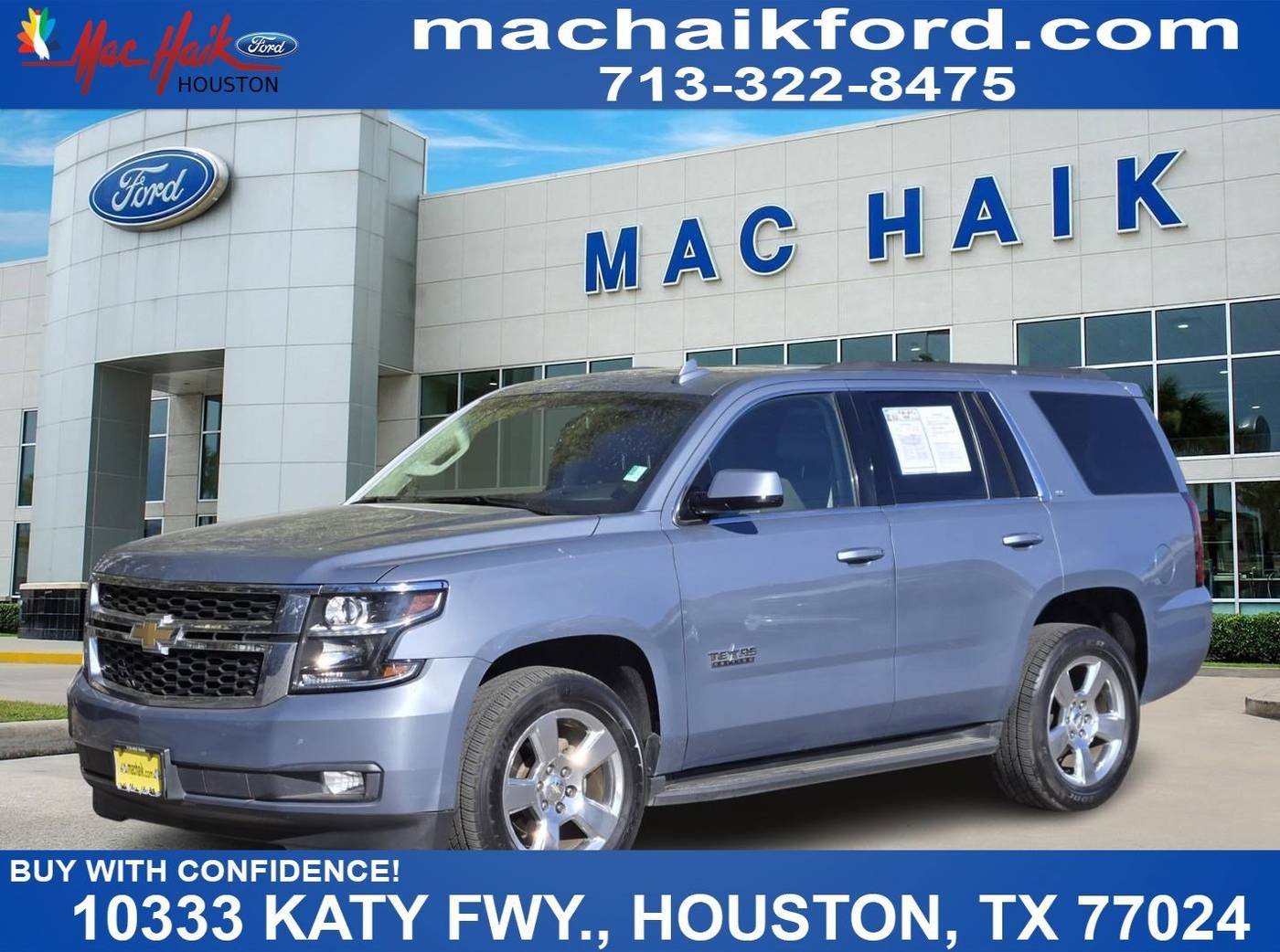 2016 Chevrolet Tahoe LT — SUV — 124,721 mi — Houston, TX