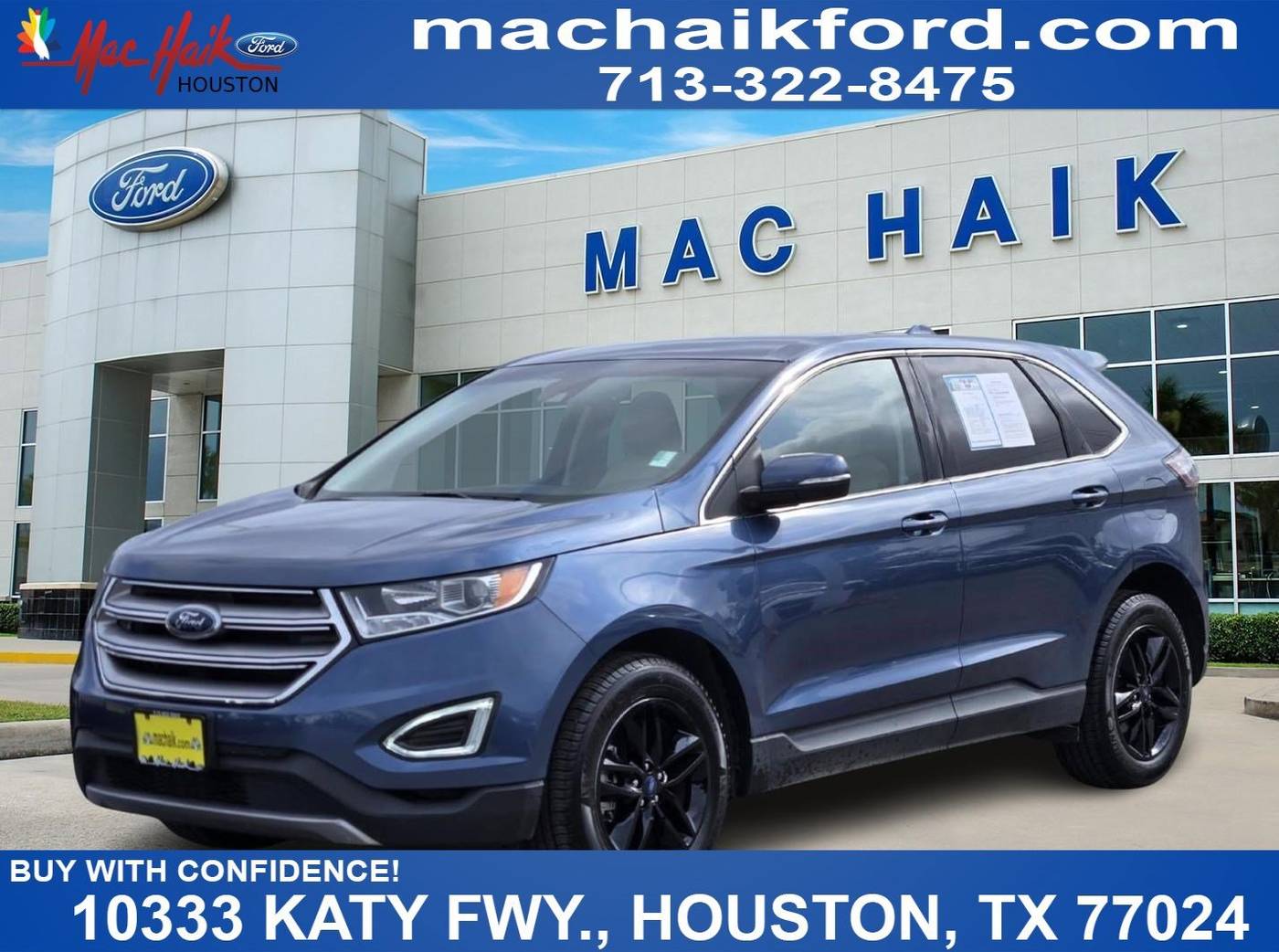 2018 Ford Edge SEL — SUV — 62,231 mi — Houston, TX