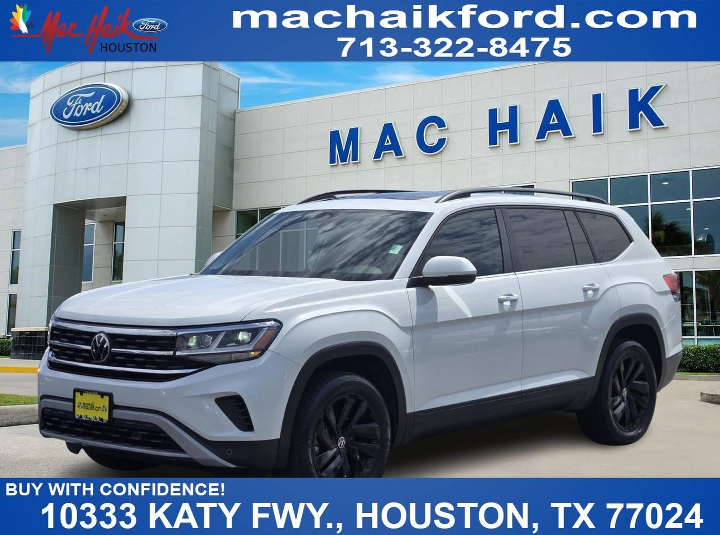2022 Volkswagen Atlas SE with Technology — SUV — 43,852 mi — Houston, TX