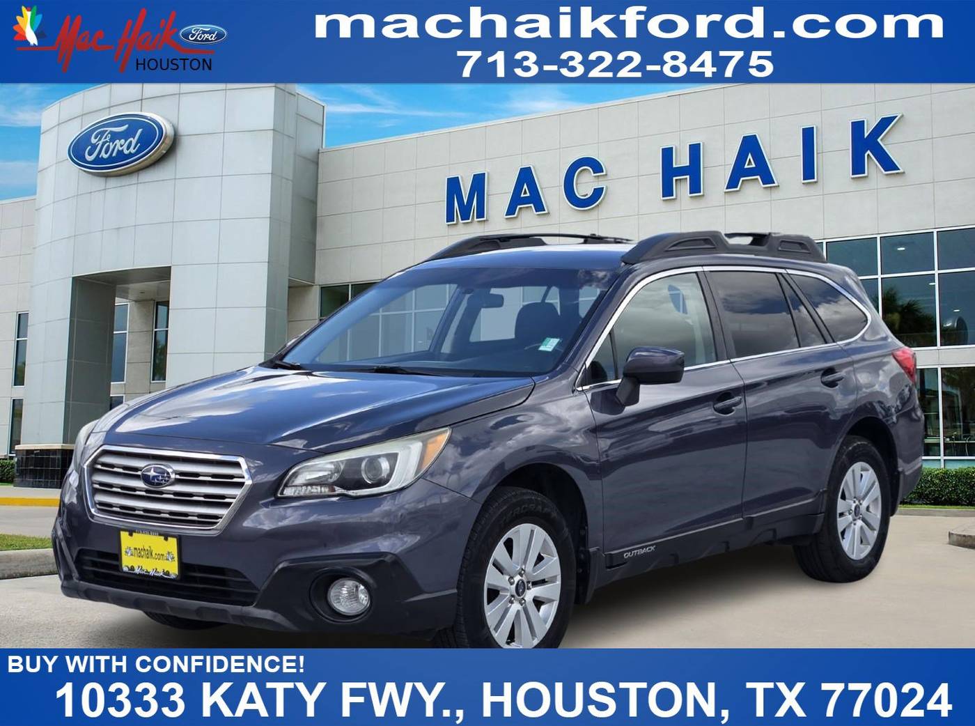 2015 Subaru Outback 2.5i Premium — SUV — 108,771 mi — Houston, TX