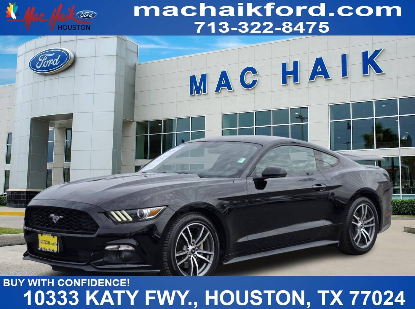2015 Ford Mustang EcoBoost Premium — Coupe — 41,655 mi — Houston, TX