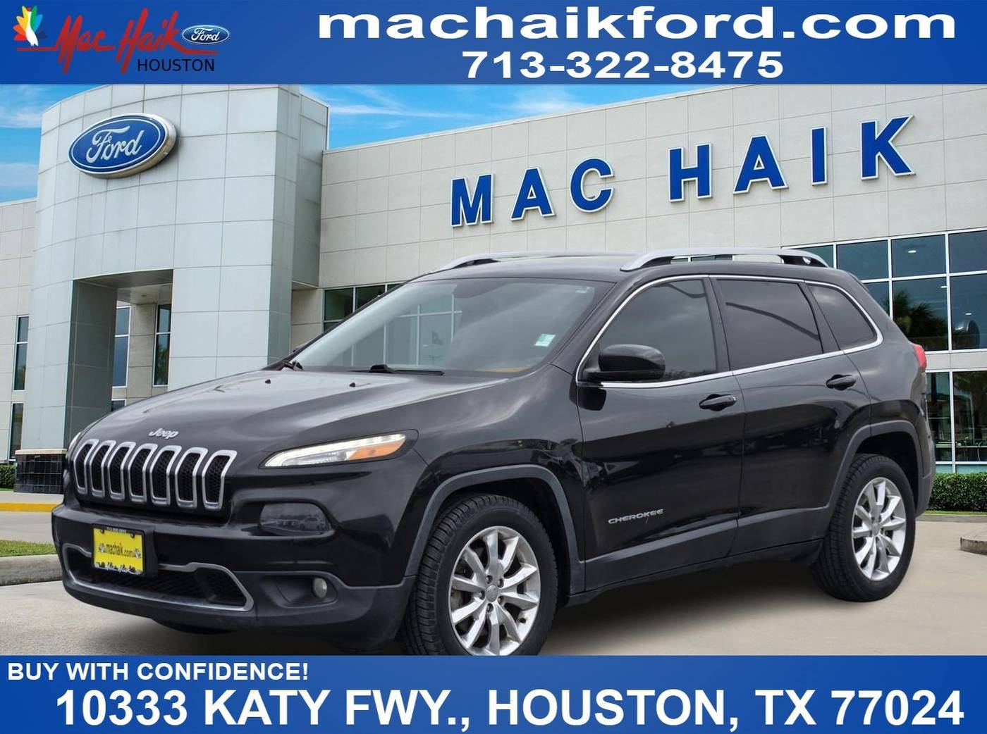 2016 Jeep Cherokee Limited — SUV — 103,327 mi — Houston, TX