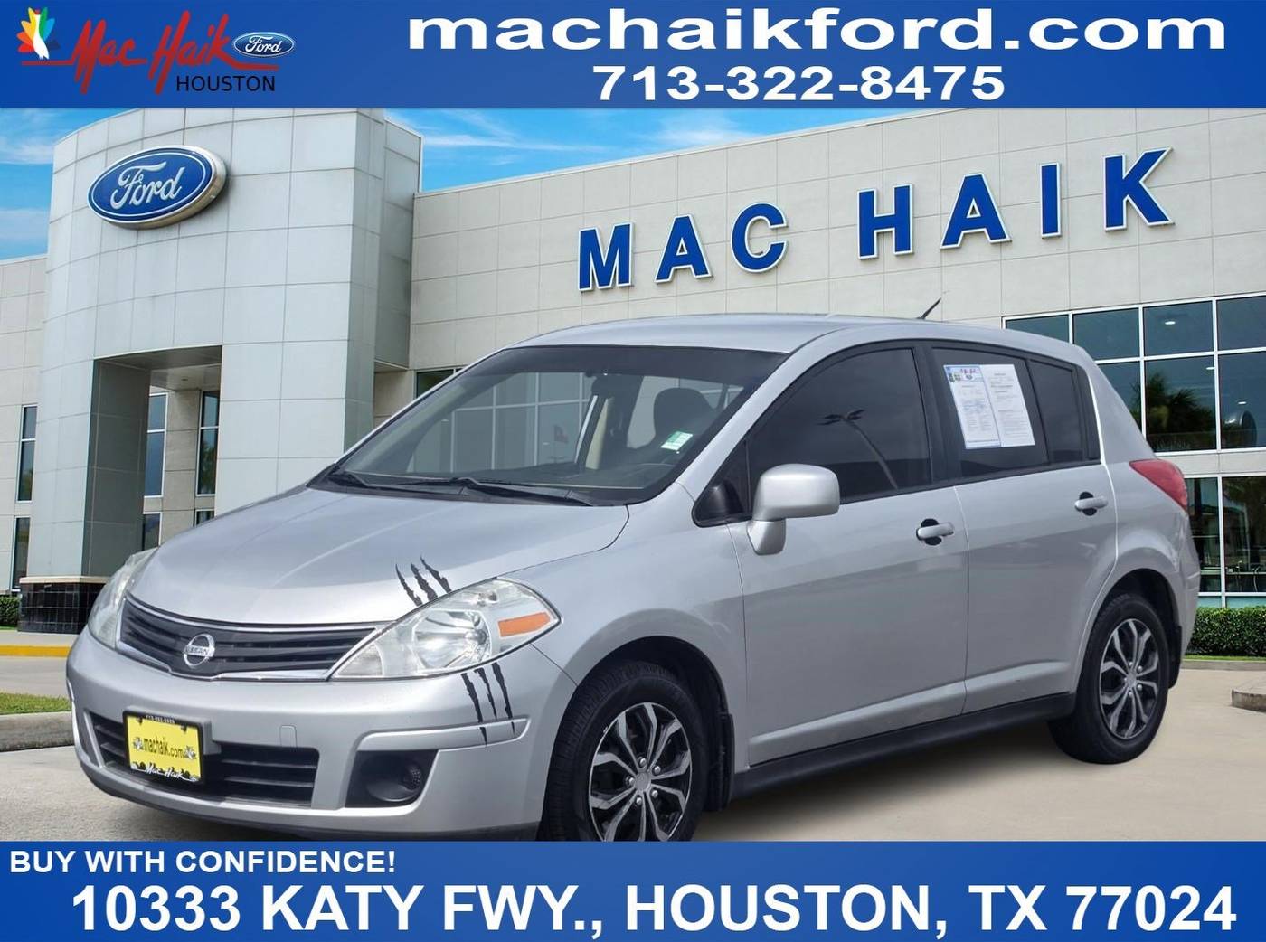 2010 Nissan Versa 1.8 S — Hatchback — 105,628 mi — Houston, TX