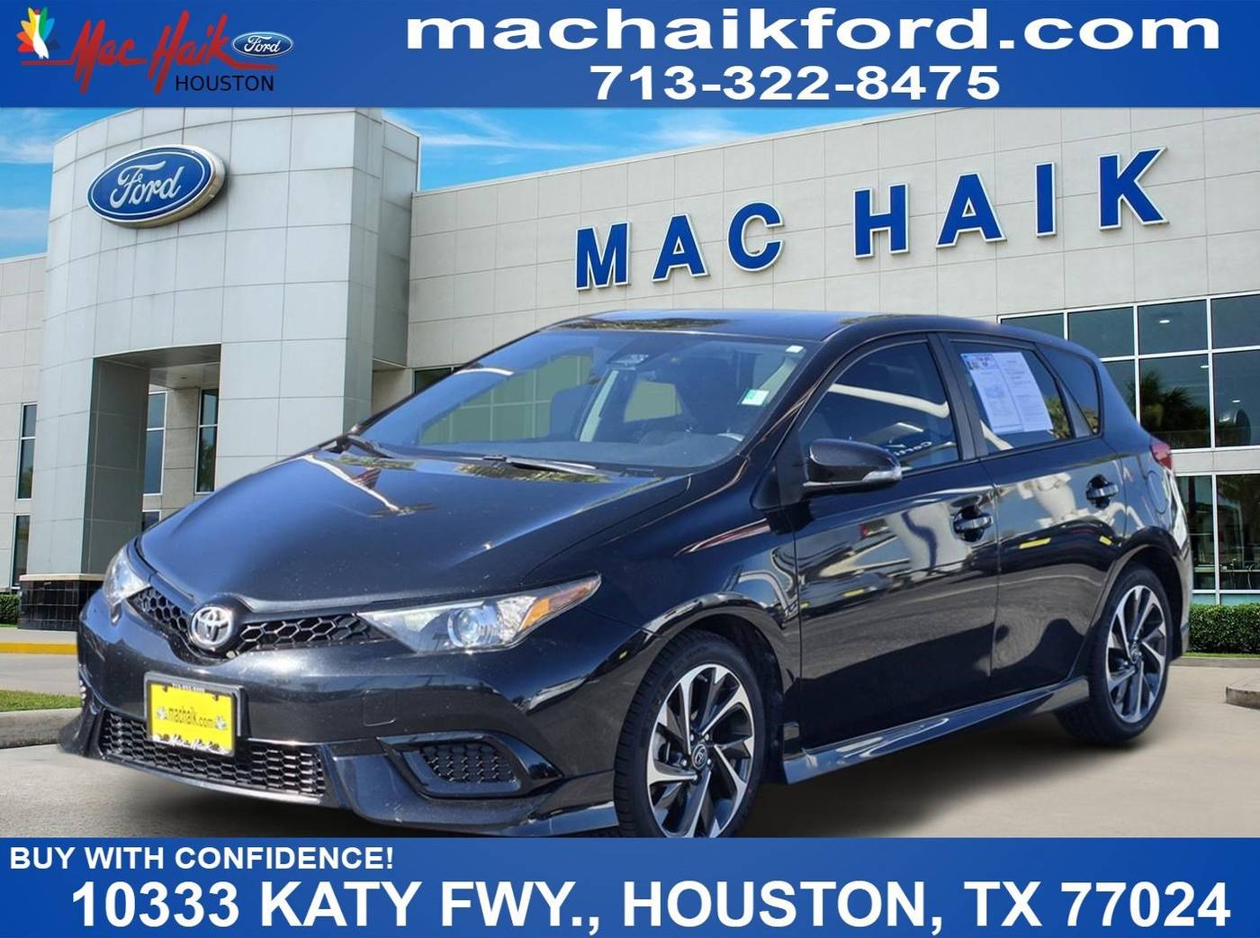 2018 Toyota Corolla iM iM — Hatchback — 74,378 mi — Houston, TX