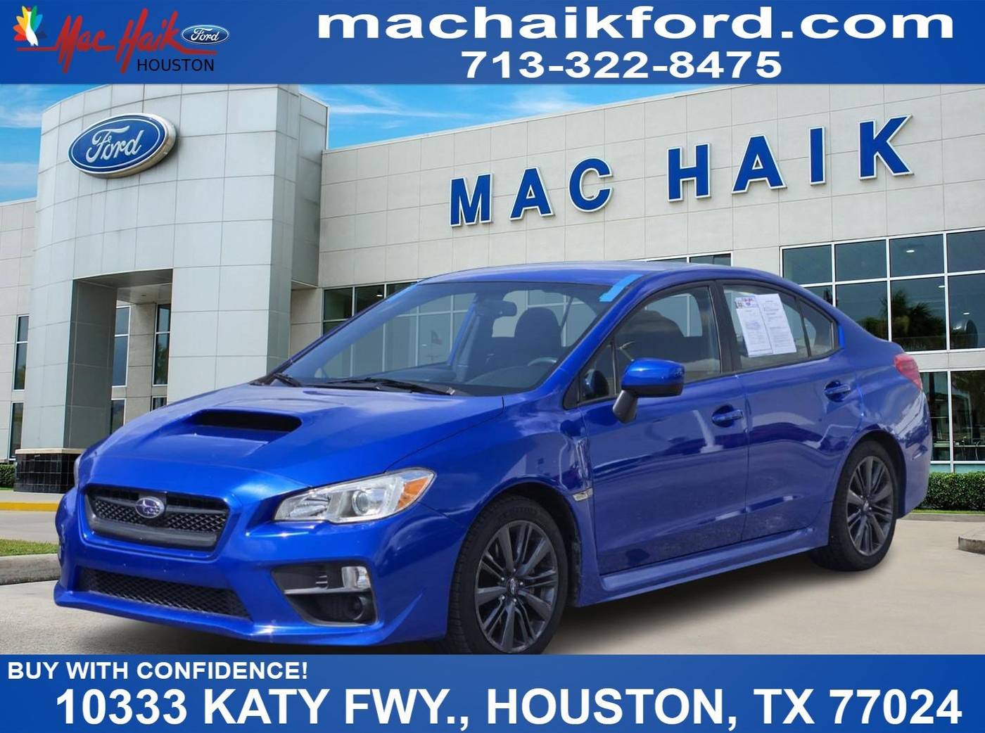 2015 Subaru WRX Base — Sedan — 81,503 mi — Houston, TX