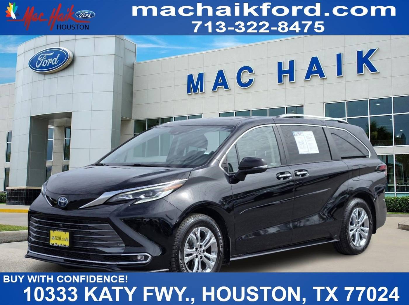 2022 Toyota Sienna Platinum — Minivan — 60,330 mi — Houston, TX
