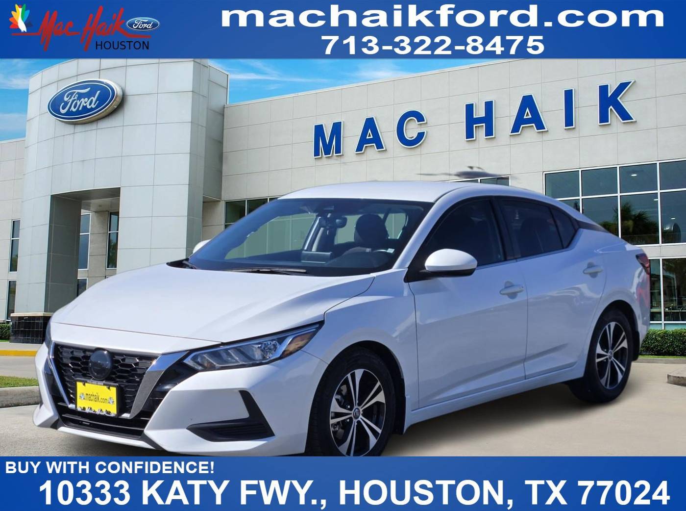 2022 Nissan Sentra SV — Sedan — 48,829 mi — Houston, TX