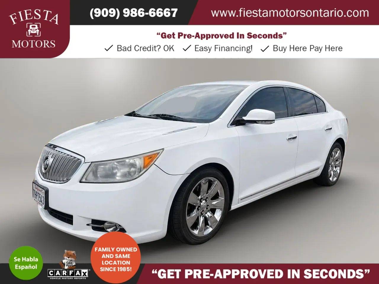 2013 Buick LaCrosse Leather — Sedan — 171,604 mi — Ontario, CA
