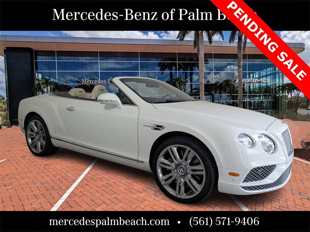 2017 Bentley Continental GT V8 — Convertible — 31,769 mi — West Palm Beach, FL