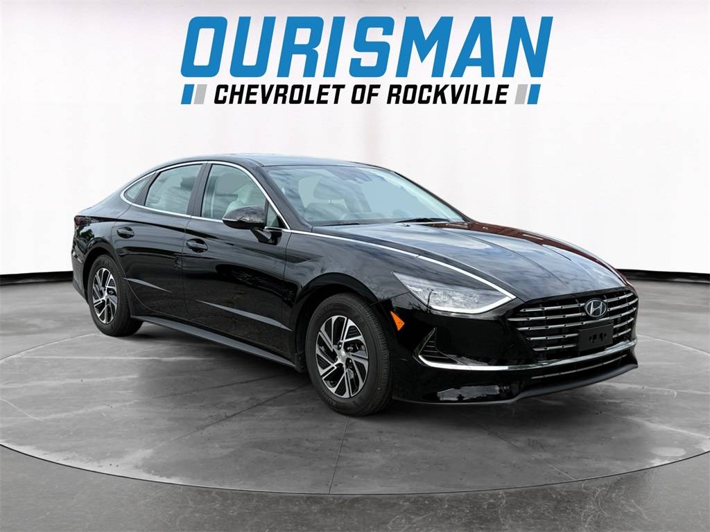 2023 Hyundai Sonata Hybrid Blue — Sedan — 18,063 mi — Rockville, MD