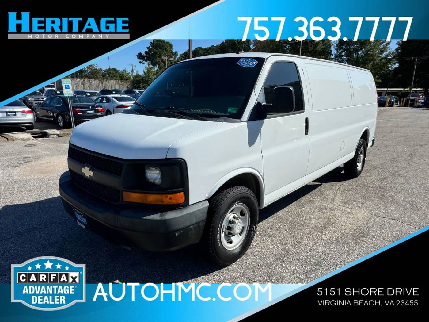 2015 Chevrolet Express Cargo Van Base — Cargo Van — 163,319 mi — Virginia Beach, VA