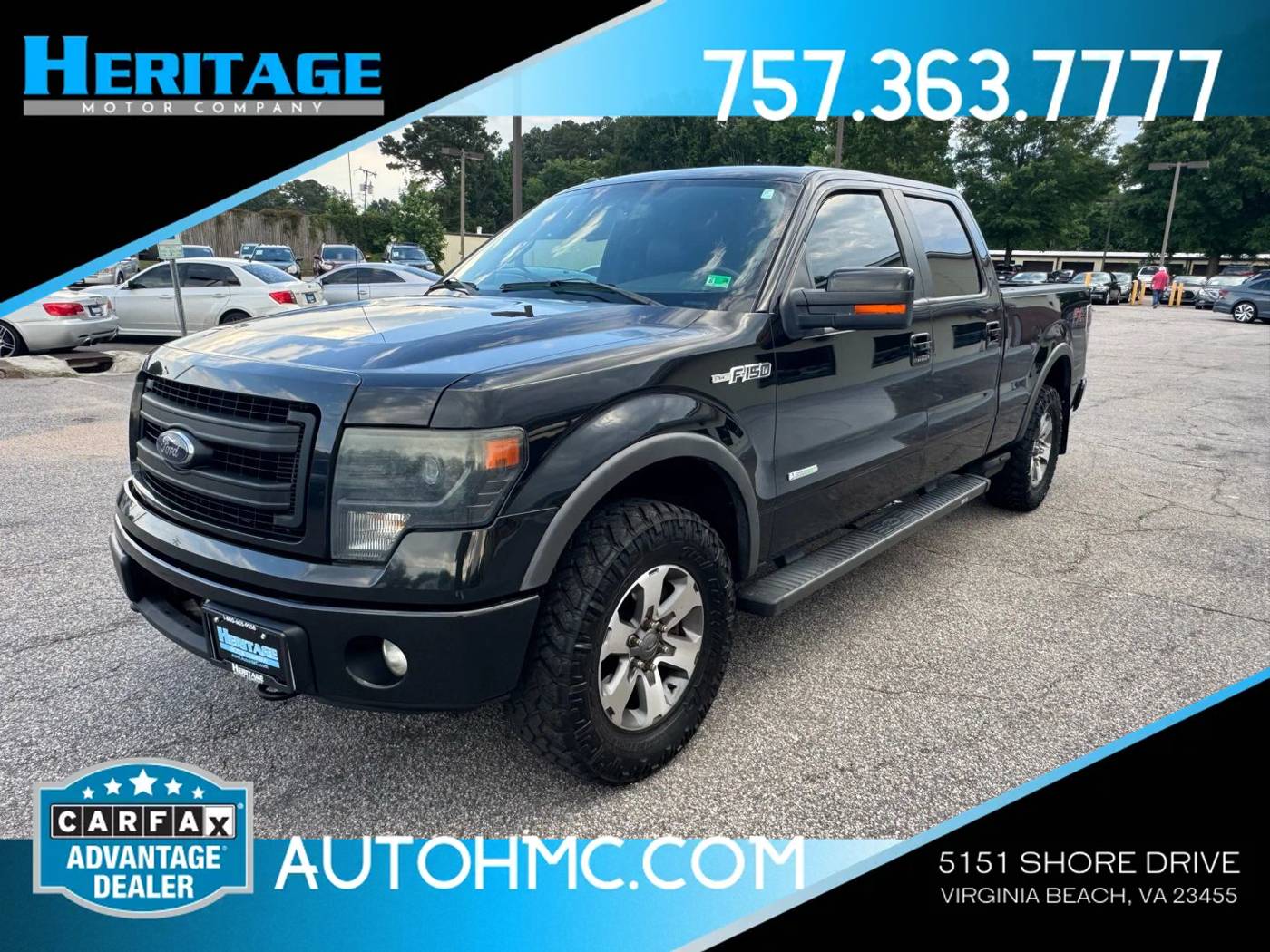 2013 Ford F-150 FX4 — Pickup Truck — 128,837 mi — Virginia Beach, VA