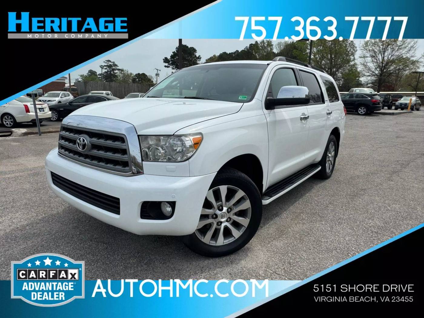 2016 Toyota Sequoia Limited — SUV — 167,506 mi — Virginia Beach, VA
