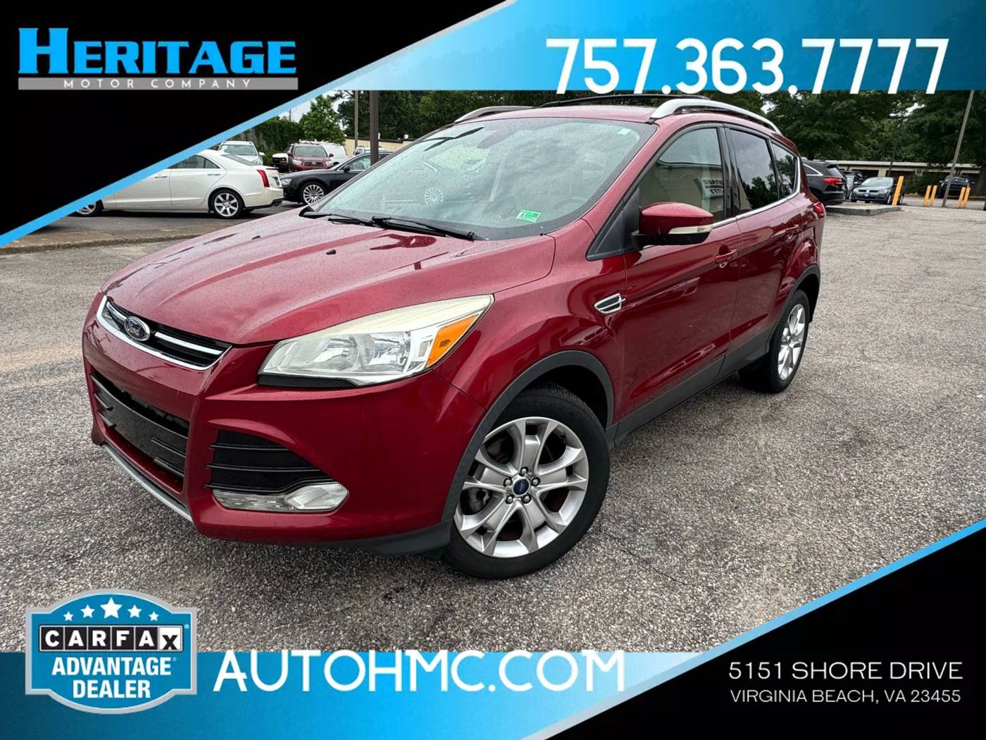 2015 Ford Escape Titanium — SUV — 90,039 mi — Virginia Beach, VA