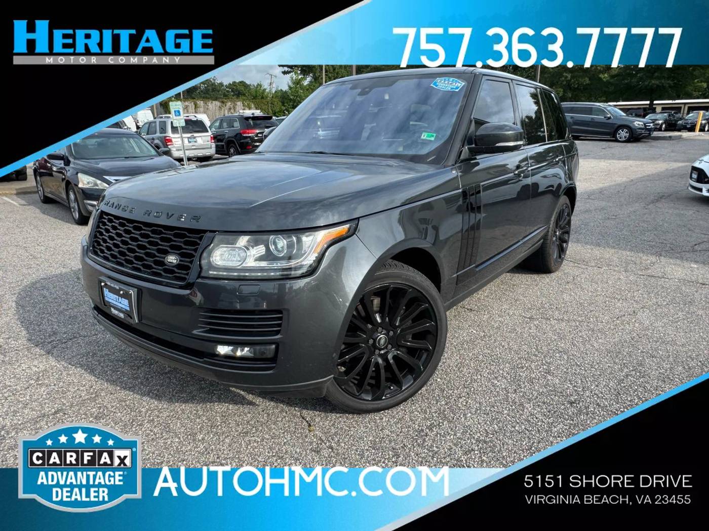 2016 Land Rover Range Rover Supercharged — SUV — 93,470 mi — Virginia Beach, VA